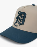 D PATCH TRUCKER - POWDER BLUE