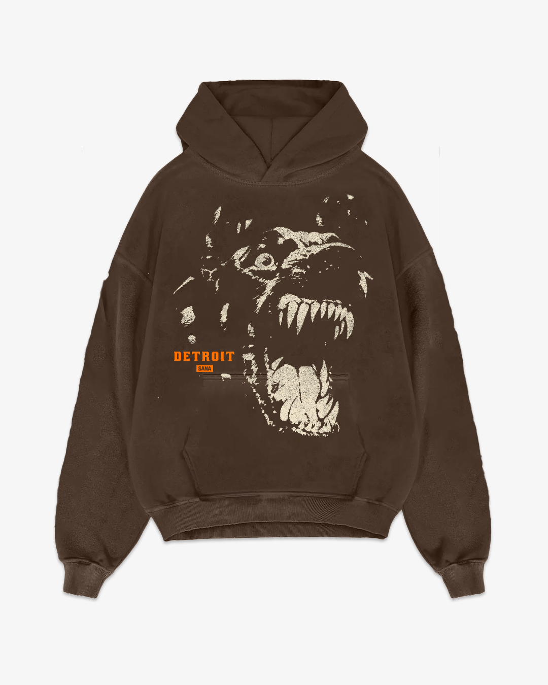 DOG HOODIE BROWN Sana Detroit