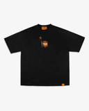 PUMPKIN SLASH TEE- BLACK