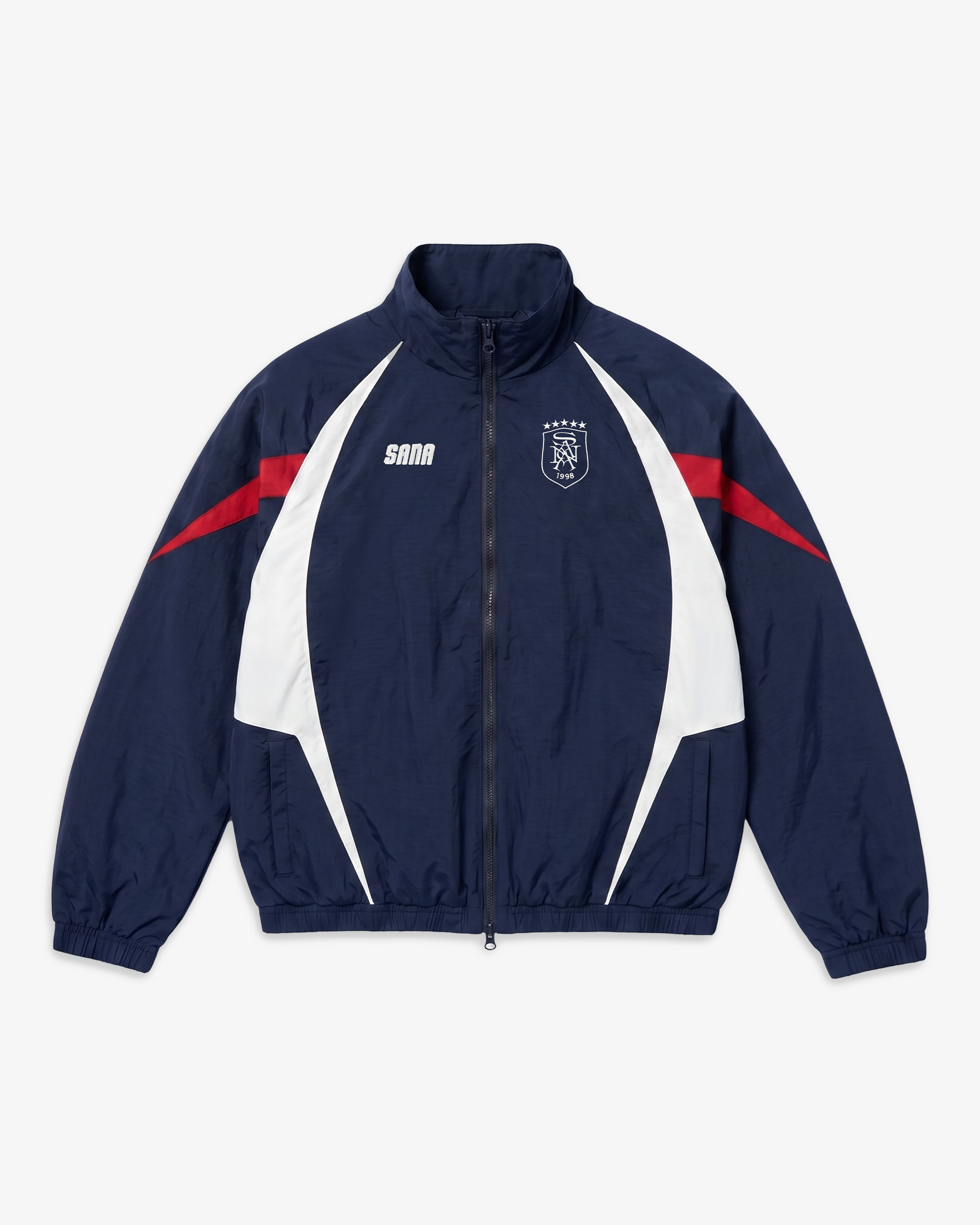 USA TRACKSUIT JACKET - NAVY – SANA