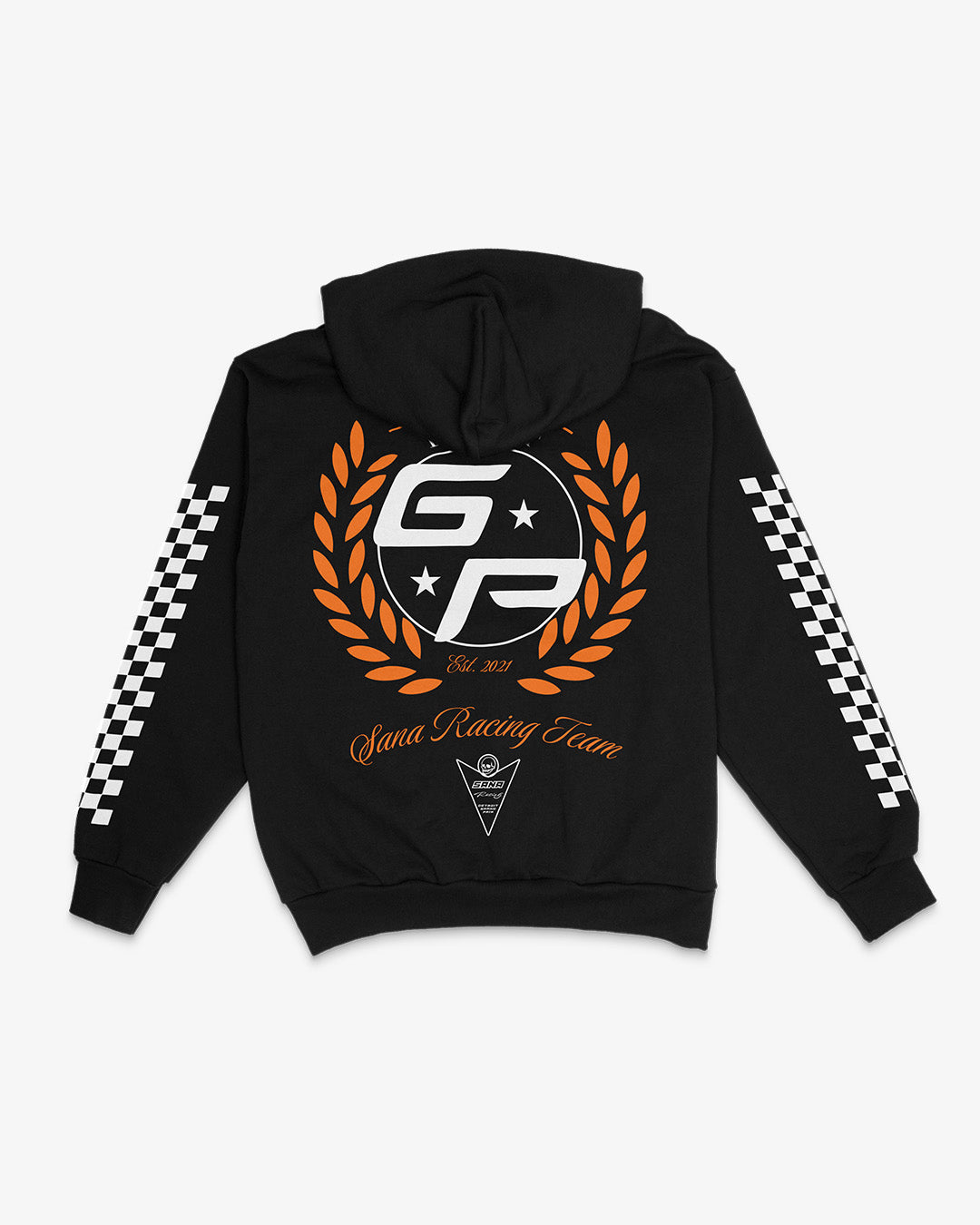 SANA RACING TEAM HOODIE - BLACK