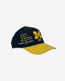 MICHIGAN BONE TRUCKER - NAVY / MAIZE