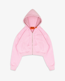 WOMENS CORE ZIP UP V2 HOODIE- PINK
