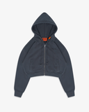 WOMENS CORE ZIP UP V2 HOODIE- SLATE