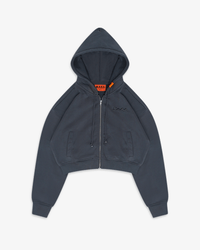 WOMENS CORE ZIP UP V2 HOODIE- SLATE