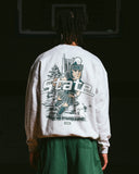 SPARTAN BASKETBALL CREWNECK - GREY