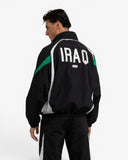 IRAQ TRACKSUIT JACKET - BLACK