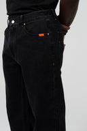 DENIM JEANS - WASHED BLACK