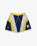 AA NYLON SHORTS - MAIZE/BLUE