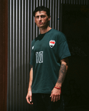IRAQ SOCCER TEE - GREEN