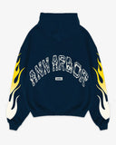 AA BONE HOODIE - NAVY