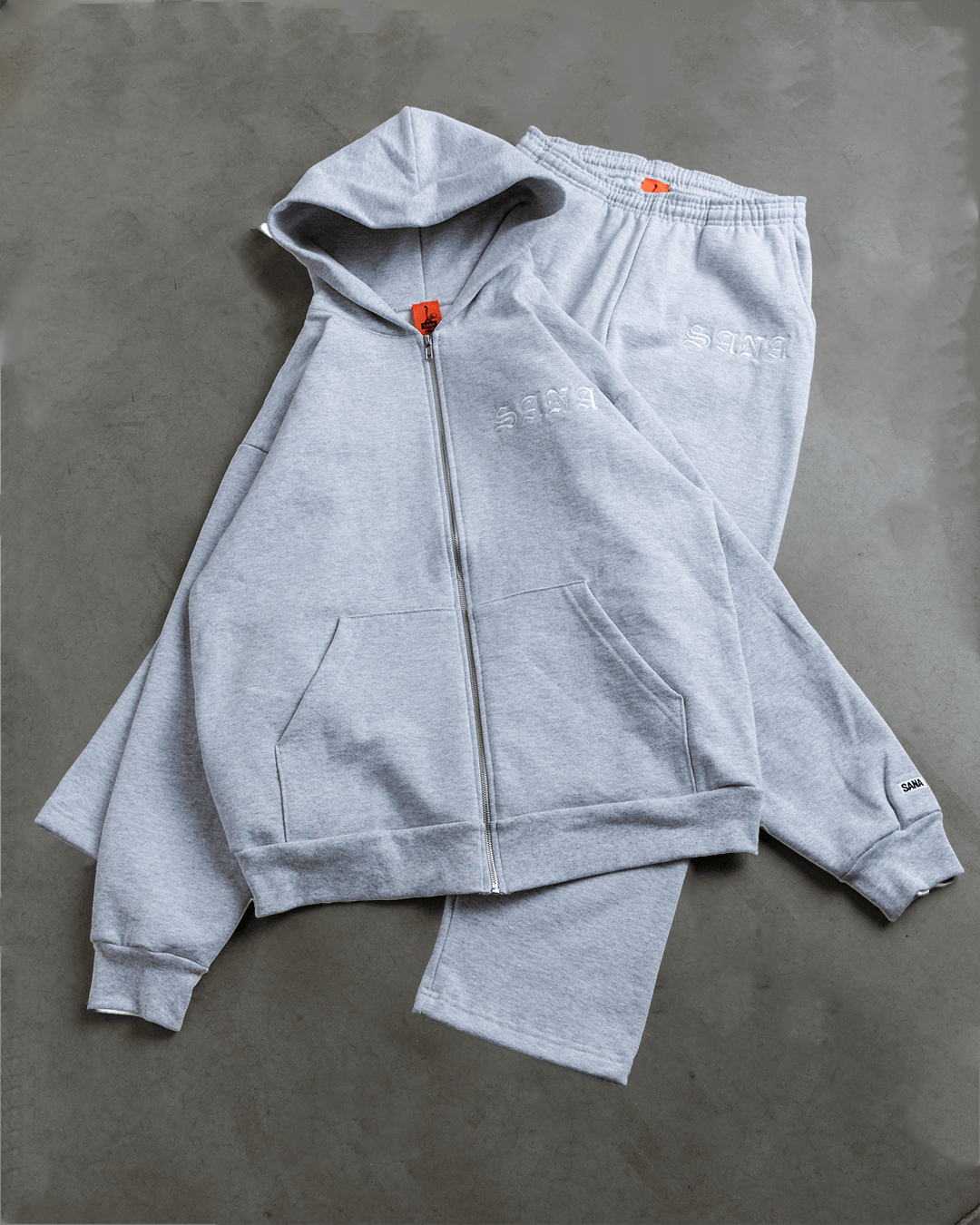 CORE ZIP HOODIE - ASH GRAY