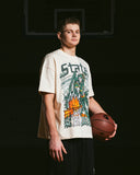 MSU COURT GLADIATOR TEE - CREAM