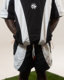 GOLF NYLON SHORTS - BLACK & WHITE