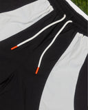 GOLF NYLON SHORTS - BLACK & WHITE