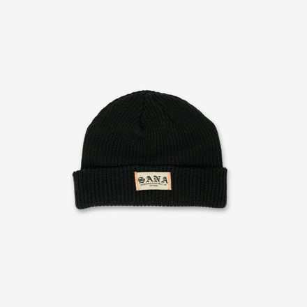 PATCH BEANIE - BLACK