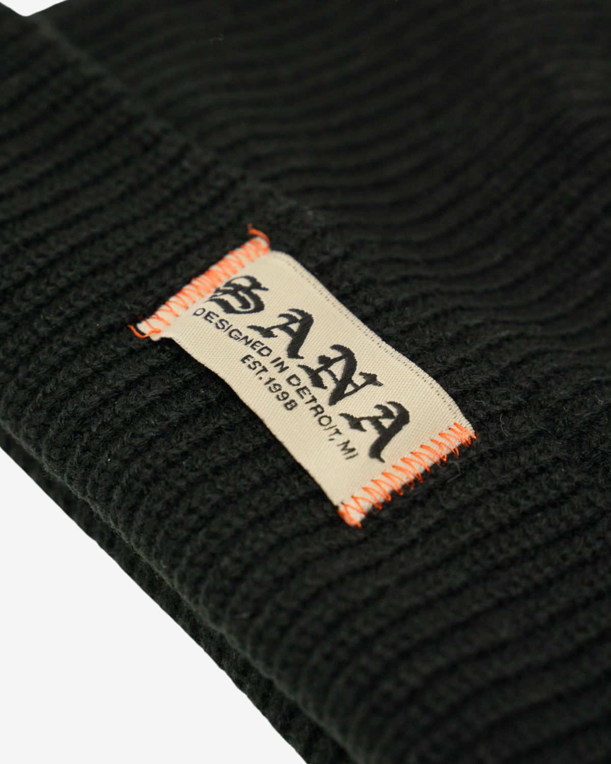 PATCH BEANIE - BLACK