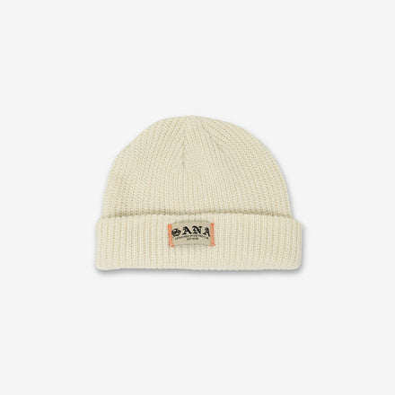 PATCH BEANIE - CREAM