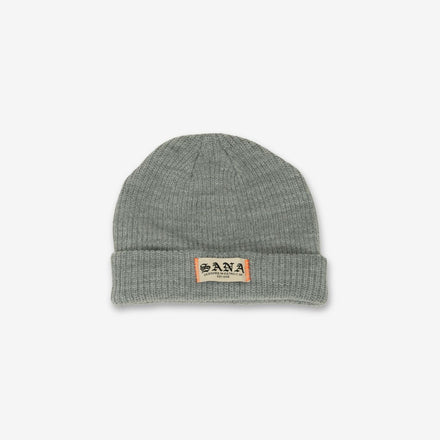 PATCH BEANIE - GREY