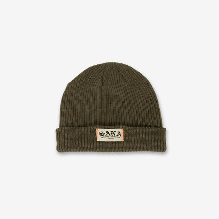 PATCH BEANIE - BROWN