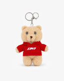 TEDDY BEAR KEY CHAIN - RED