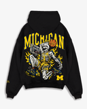 MAIZE MENACE HOODIE - BLACK