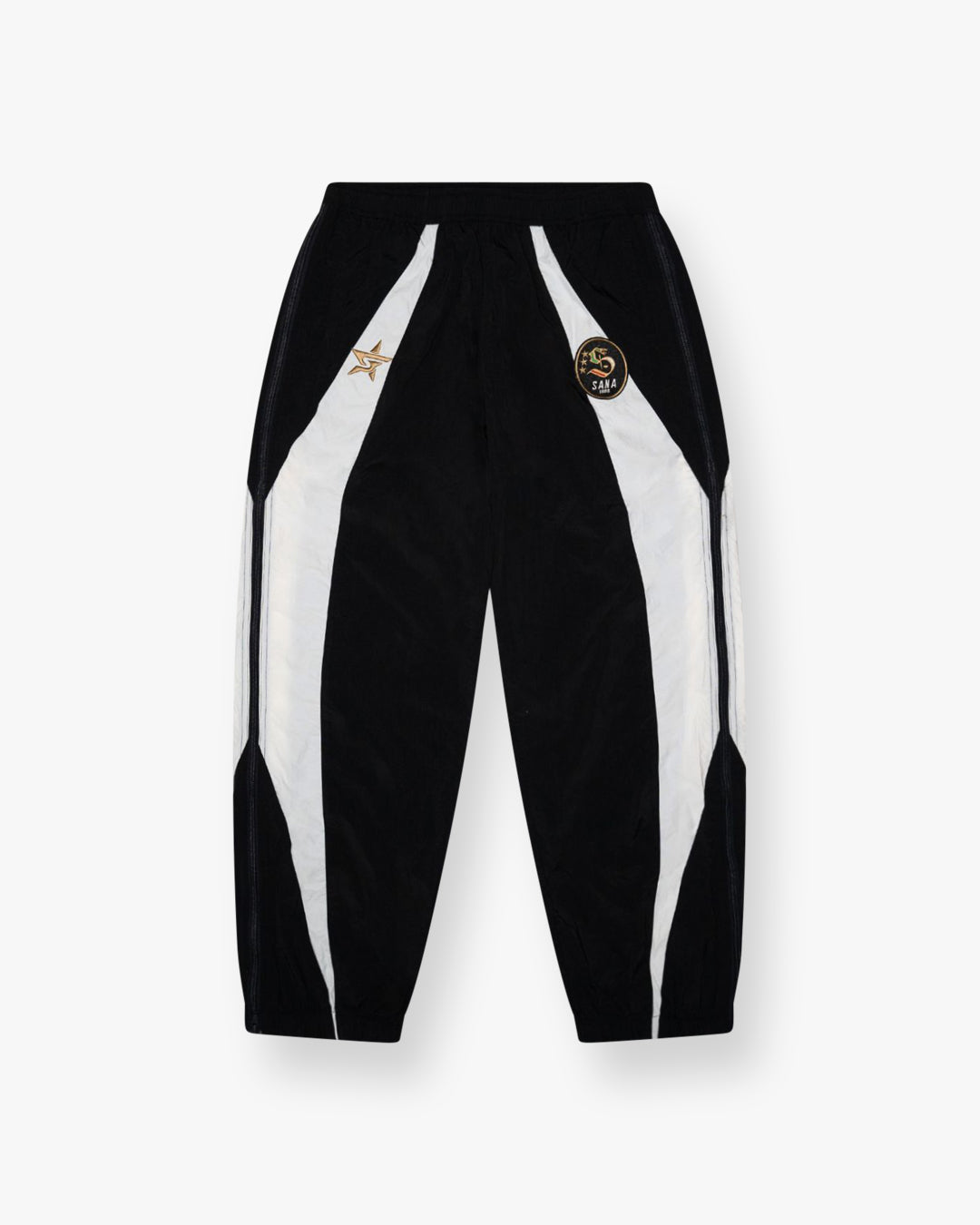 NYLON PANTS - BLACK/WHITE