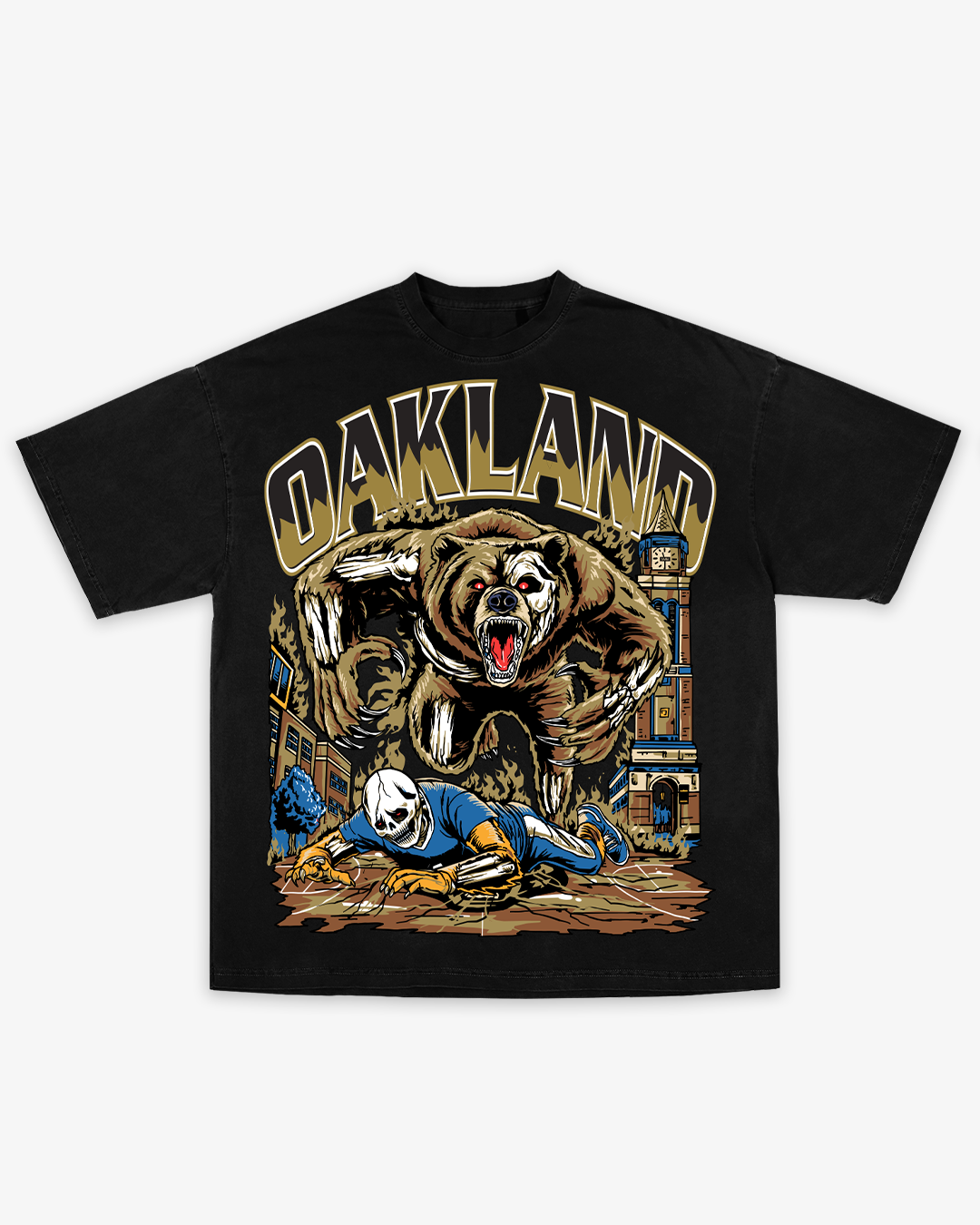 SANA X OAKLAND TEE - BLACK