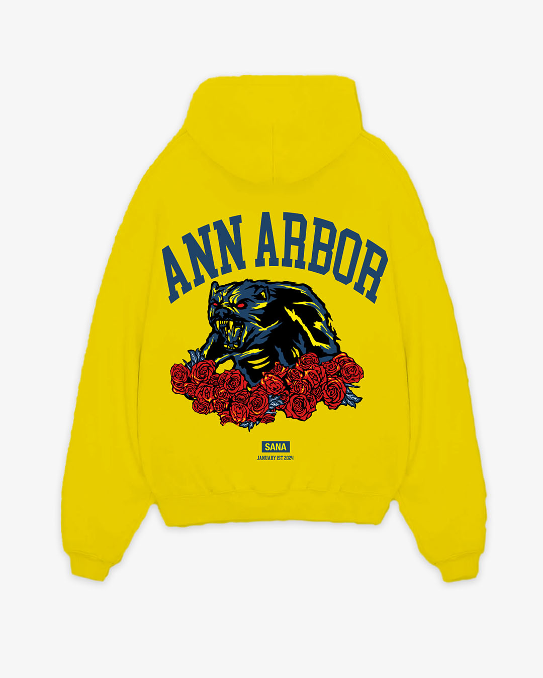 WOLVERINE ROSE HOODIE - MAIZE