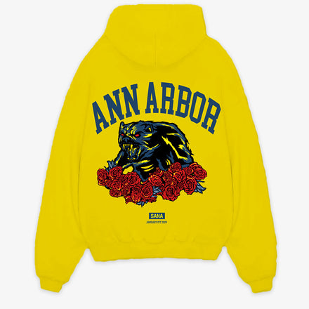 WOLVERINE ROSE HOODIE - MAIZE