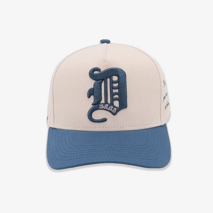 D PATCH TRUCKER - POWDER BLUE