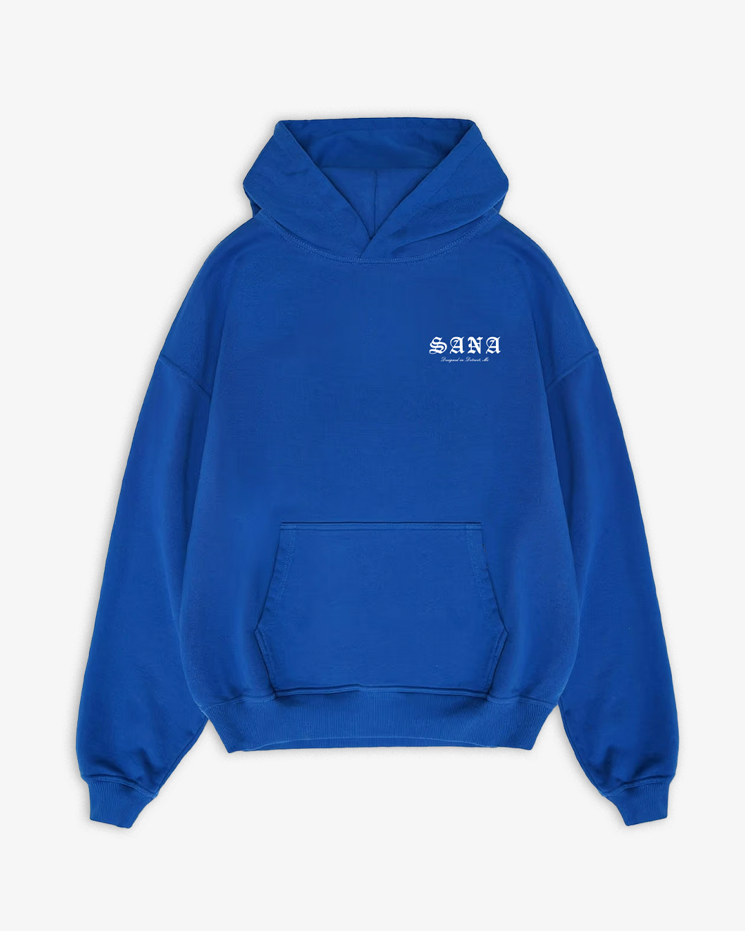 SANA OLD ENGLISH HOODIE - ROYAL BLUE