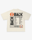 BAD BOYS BACK 2 BACK TEE - CREAM