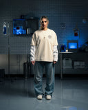 COMPOUND V TEE - CREAM