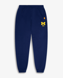 MICHIGAN EMBROIDERED CORE JOGGER- NAVY