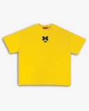 MICHIGAN EMBROIDERED CORE TEE - MAIZE