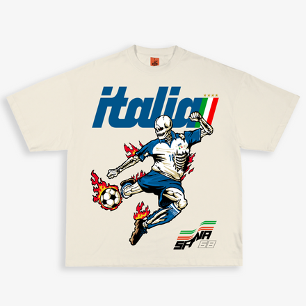 ITALIA EURO TEE - CREAM