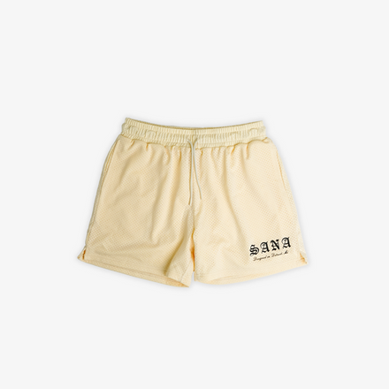 SANA MESH SHORTS - CREME