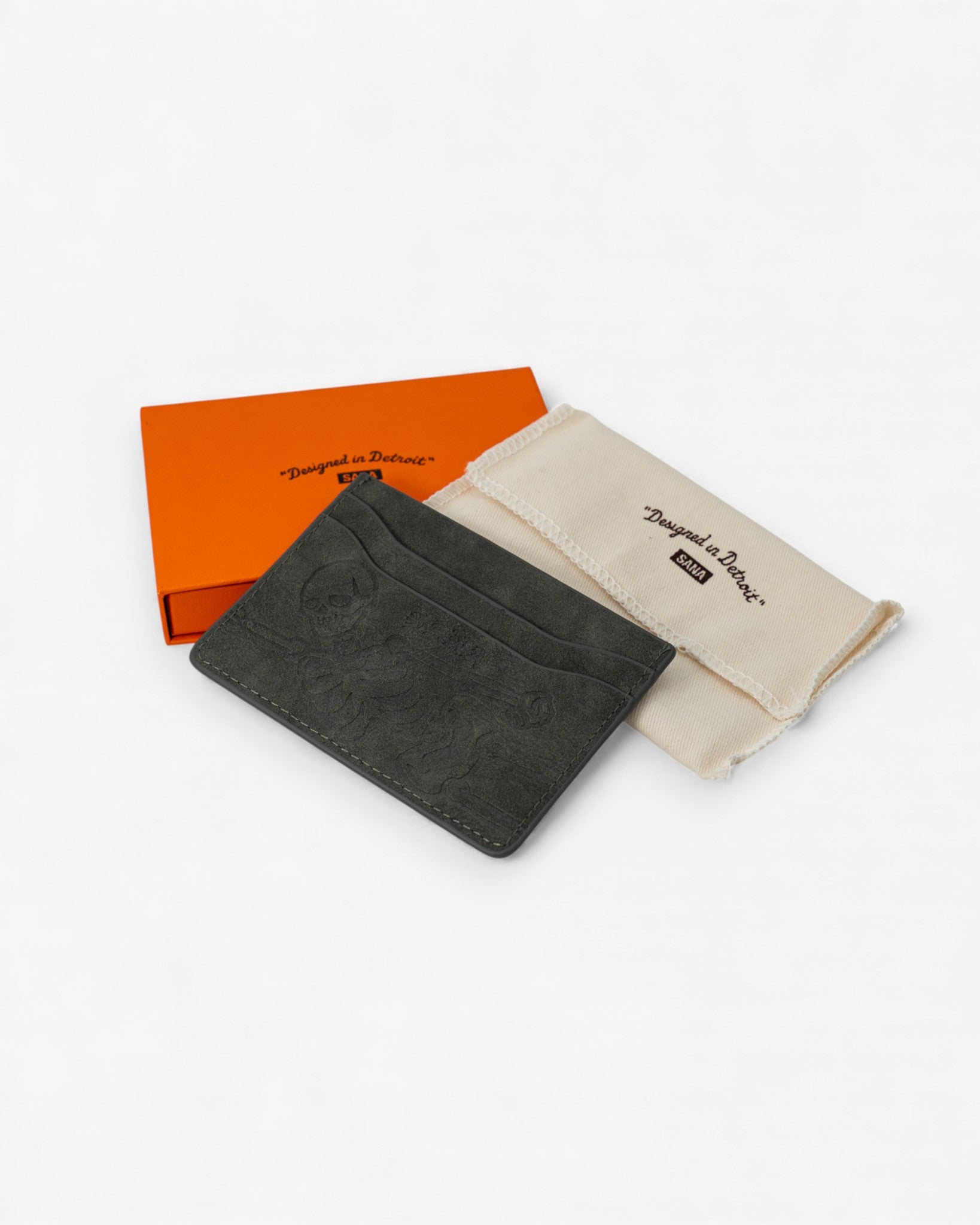 SKELLY WALLET - BLACK – SANA