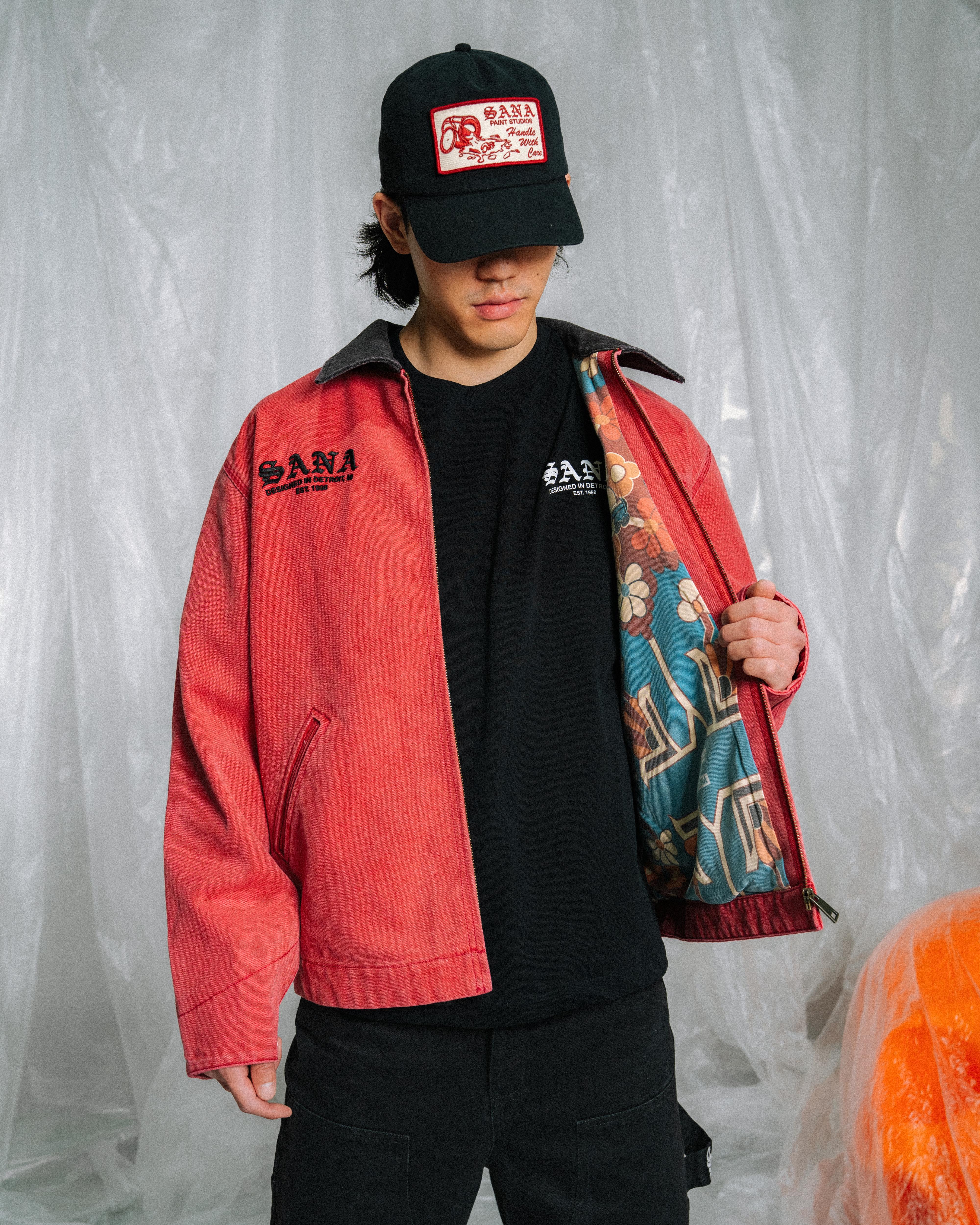 ANGEL WORKWEAR JACKET - CANARY RED – SANA