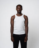 ESSENTIAL RIB TANK 2 PACK - WHITE