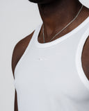 ESSENTIAL RIB TANK 2 PACK - WHITE