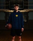 MICHIGAN EMBROIDERED CORE HOODIE - NAVY