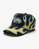 SKATE FLAME HAT - BLACK