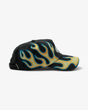 SKATE FLAME HAT - BLACK