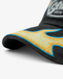 SKATE FLAME HAT - BLACK