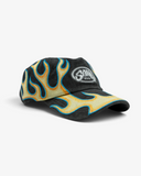 SKATE FLAME HAT - BLACK