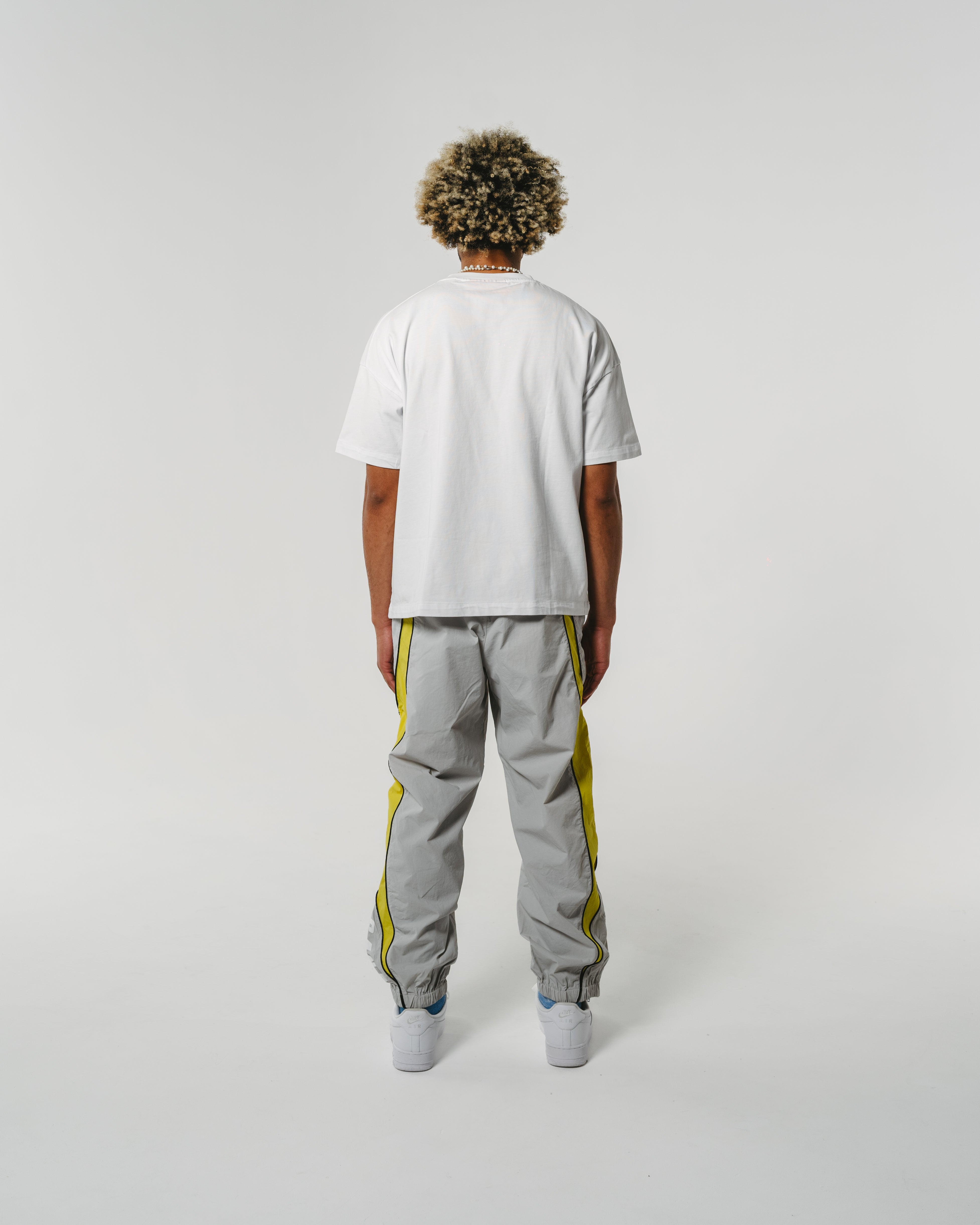 NYLON PANTS - GRAY / YELLOW – SANA