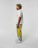 NYLON PANTS - GRAY / YELLOW