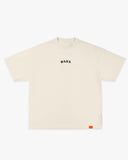 SKULL EMBLEM TEE - CREAM